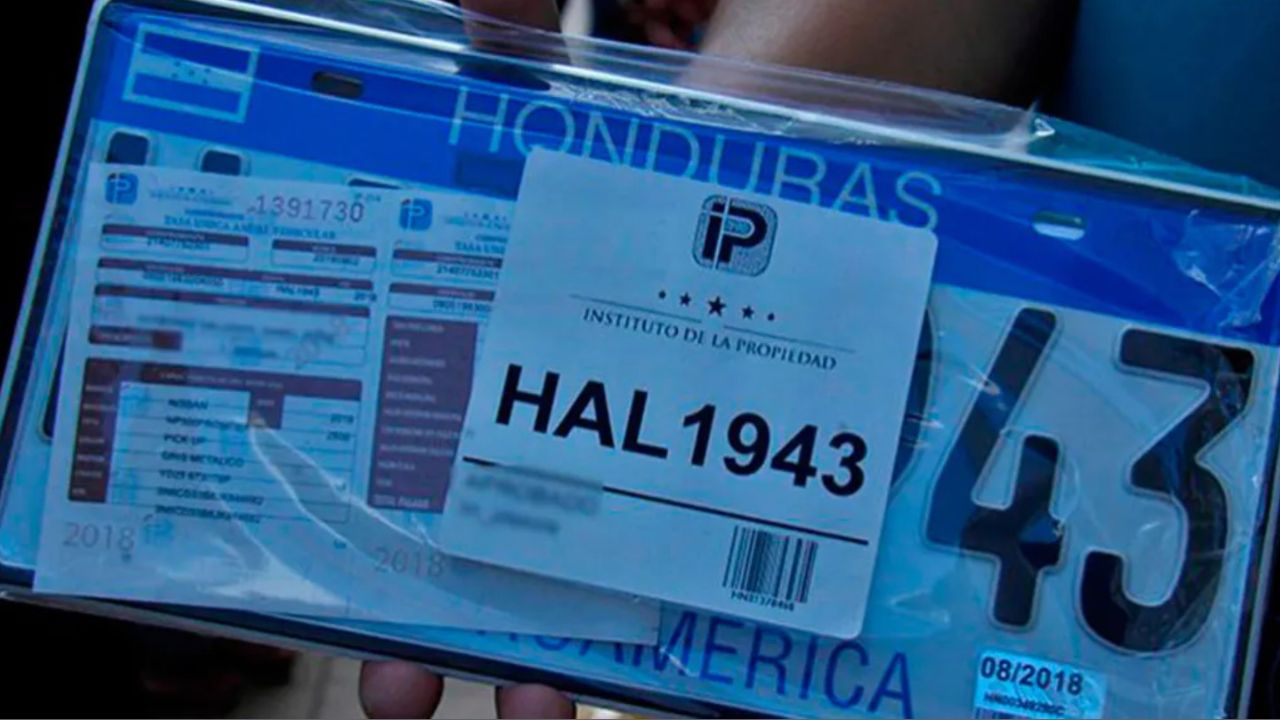 Imagen de ¿Cuándo vienen las placas vehiculares a Honduras?