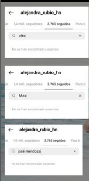 Alejandra Rubio deja de seguir a sus excompañeros