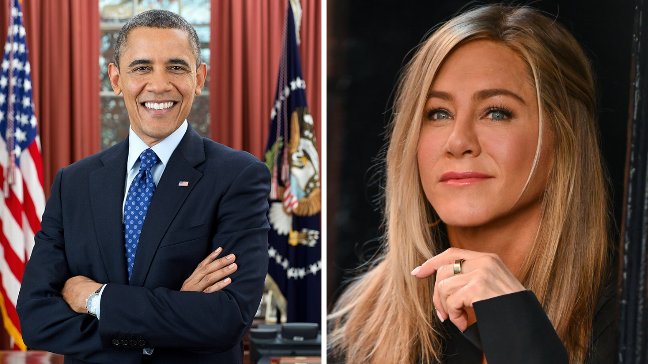 Jennifer Aniston y Barack Obama