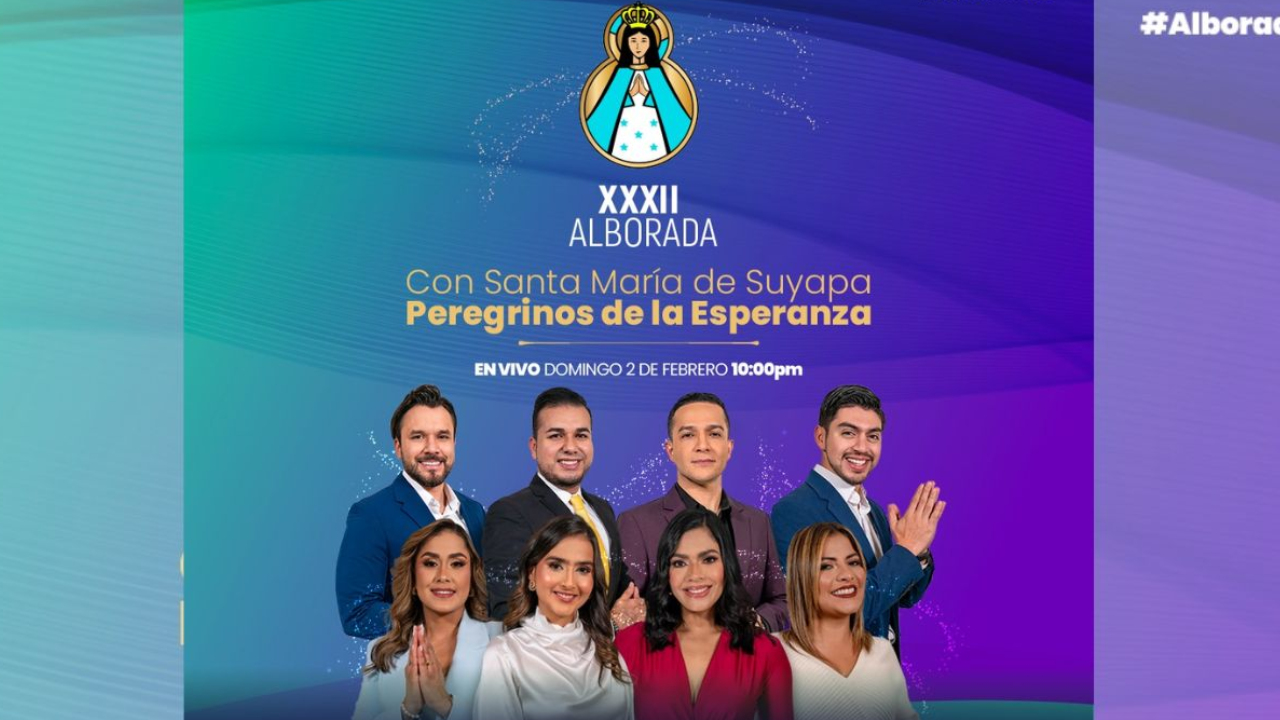Imagen Principal de Nota: Así lucieron los presentadores de Televicentro durante la celebración de los 278 años de la Virgen de Suyapa 2025