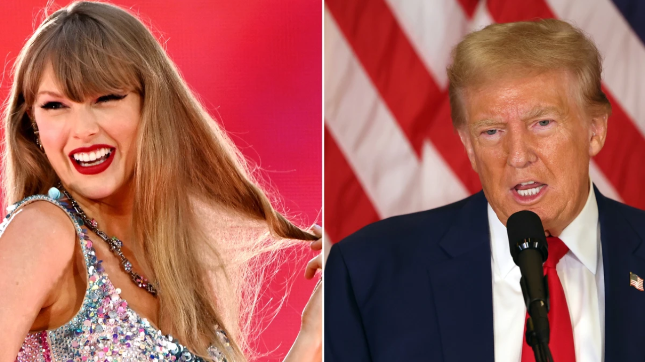 Taylor Swift y Donald Trump