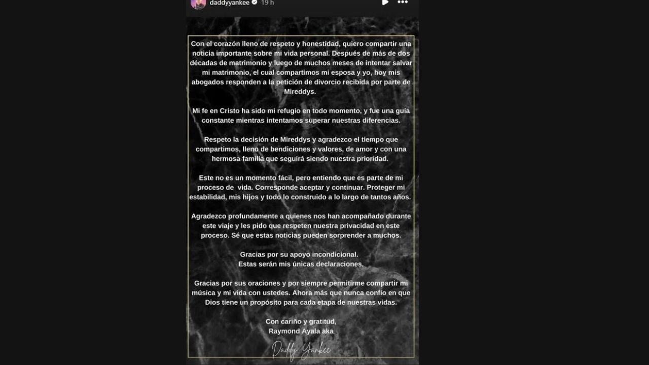 historia de daddy yankee anuncian s u divorcio