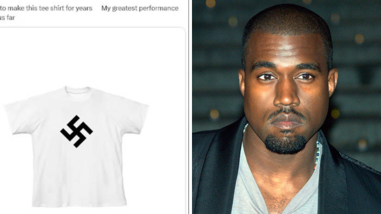 Kanye West y su nueva camiseta con logo de Nazi