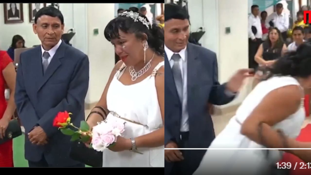 Imagen Principal de Nota: ¡Novia escapa de su boda en plena ceremonia! Viral se vuelve el video de la boda fallida:  'No acepto'
