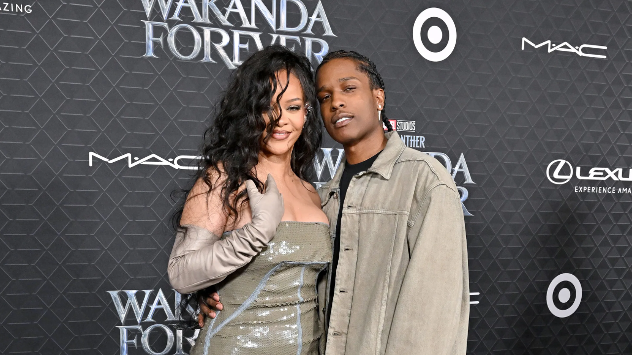 Rihanna junto a su esposo