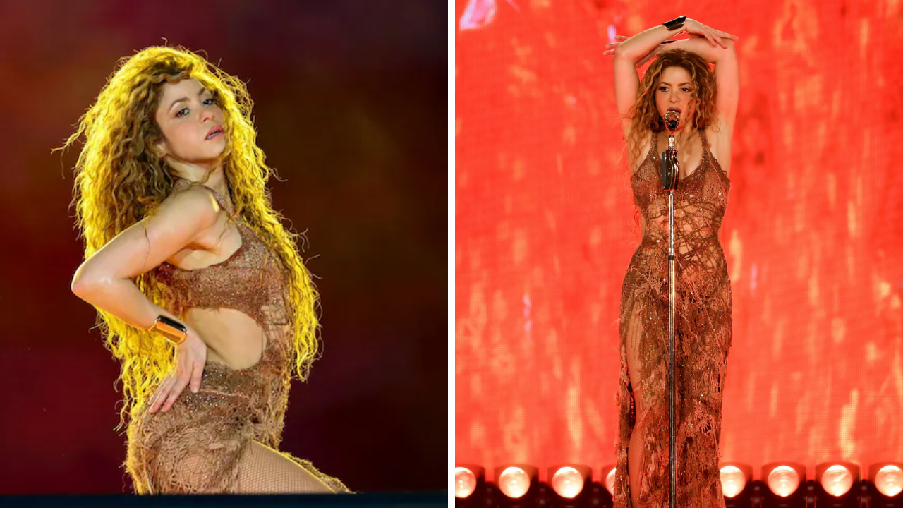 Shakira sorprendió con transparencias 