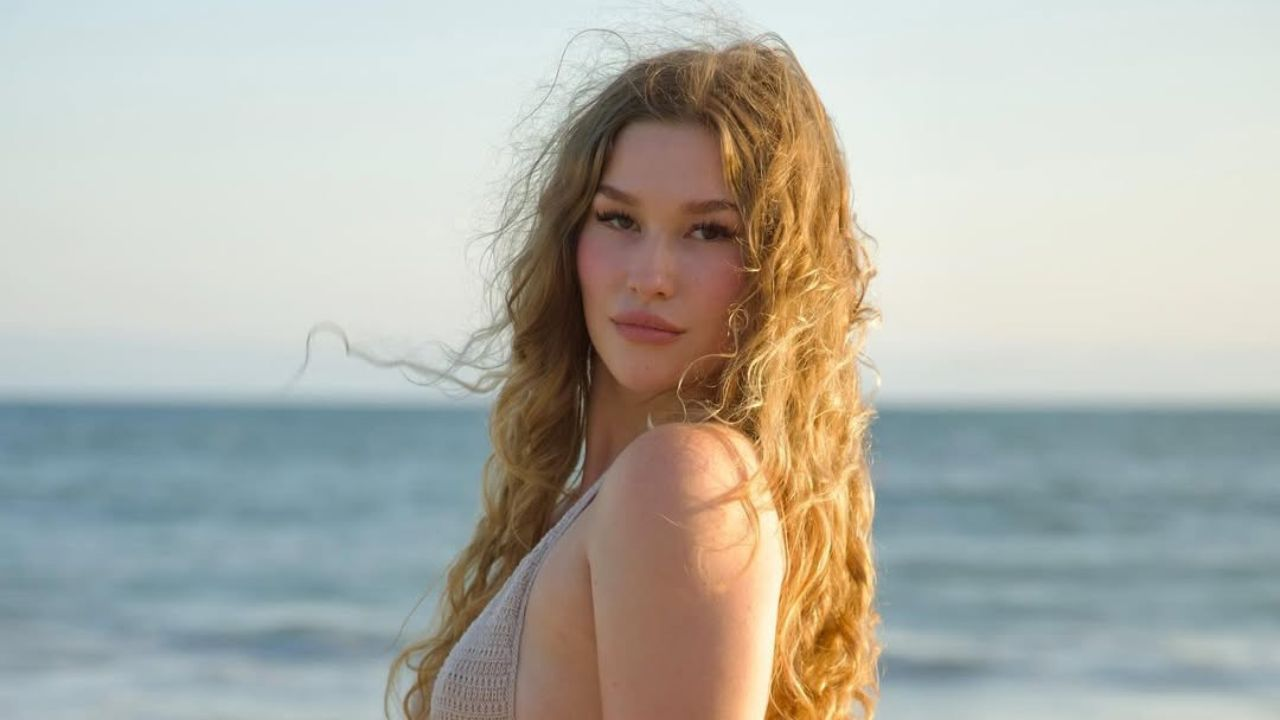 Sondra Blust en la playa 