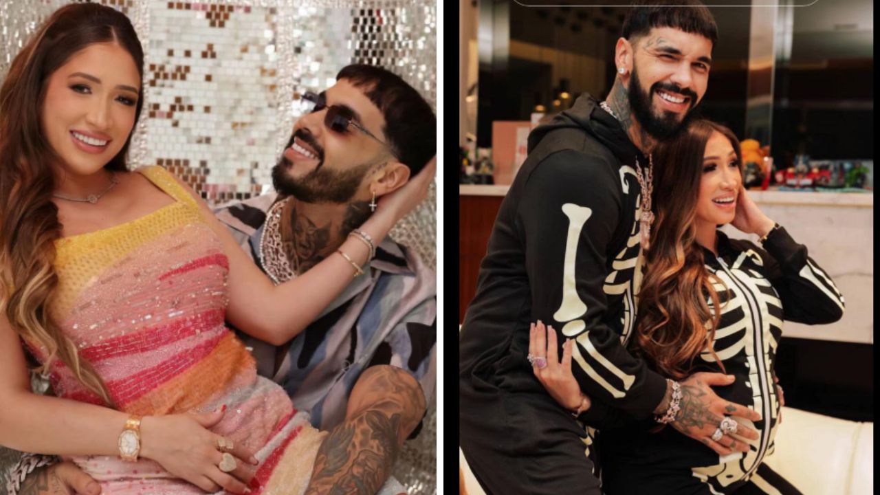 Anuel y su pareja Laury Saavedra