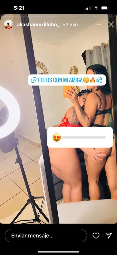 La colaboración de Akasha Murillo y su amiga