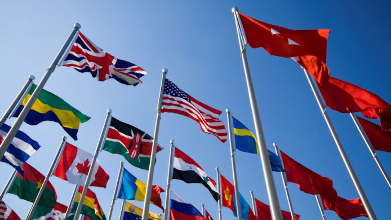 Banderas de varios países
