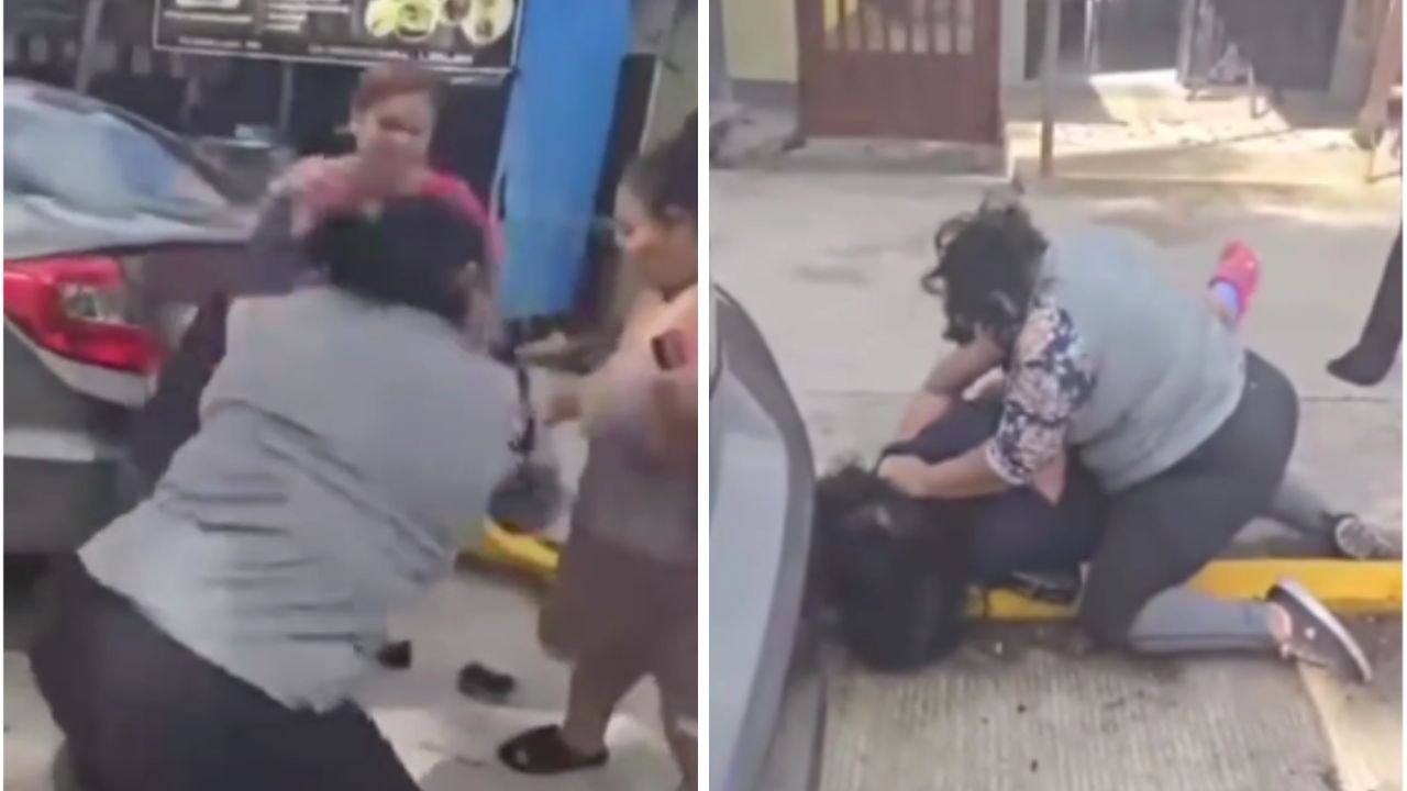 Mujeres peleando
