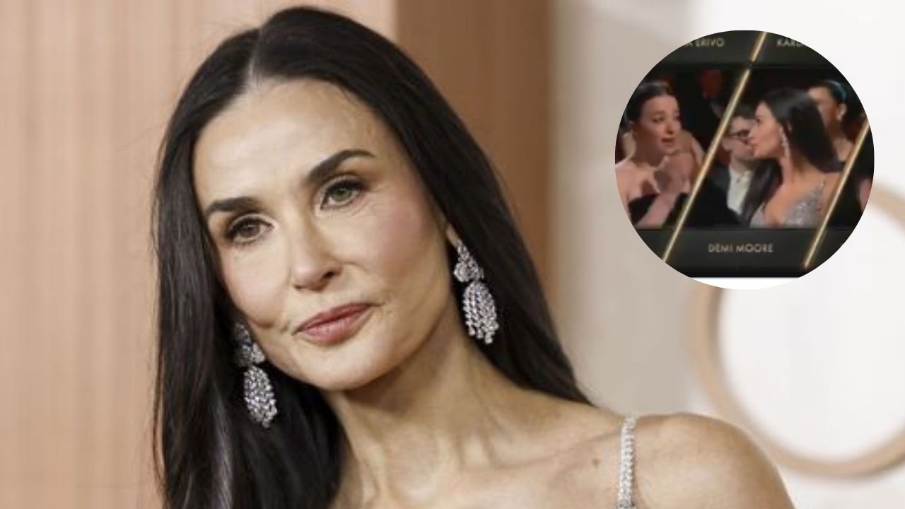 Imagen Principal de Nota: Así reaccionó Demi Moore tras perder premio Óscar a Mejor Actriz: su gesto se vuelve viral