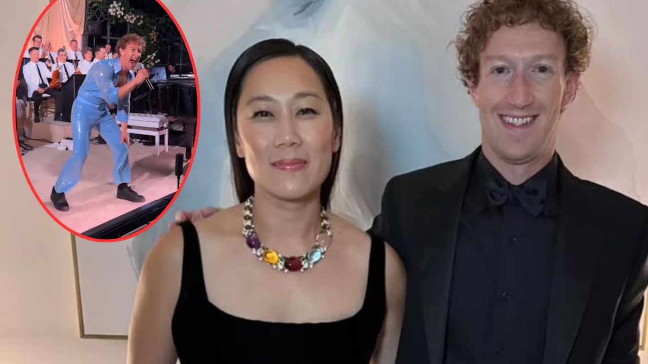 Imagen Principal de Nota: Mark Zuckerberg sorprende con show al estilo Benson Boone en el cumpleaños de su esposa