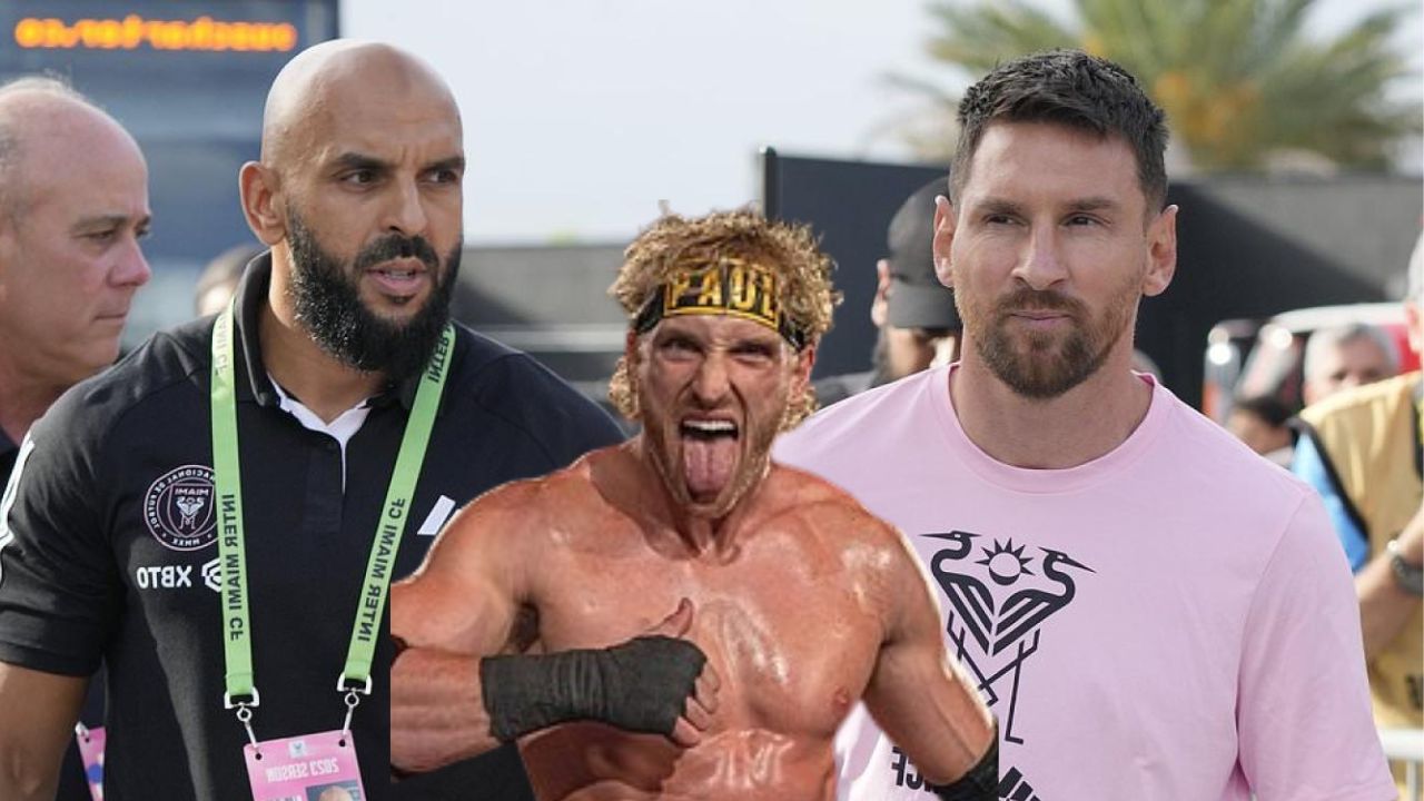 Imagen de Yassine Cheuko, guardaespaldas de Messi, reta a Logan Paul a una pelea de boxeo