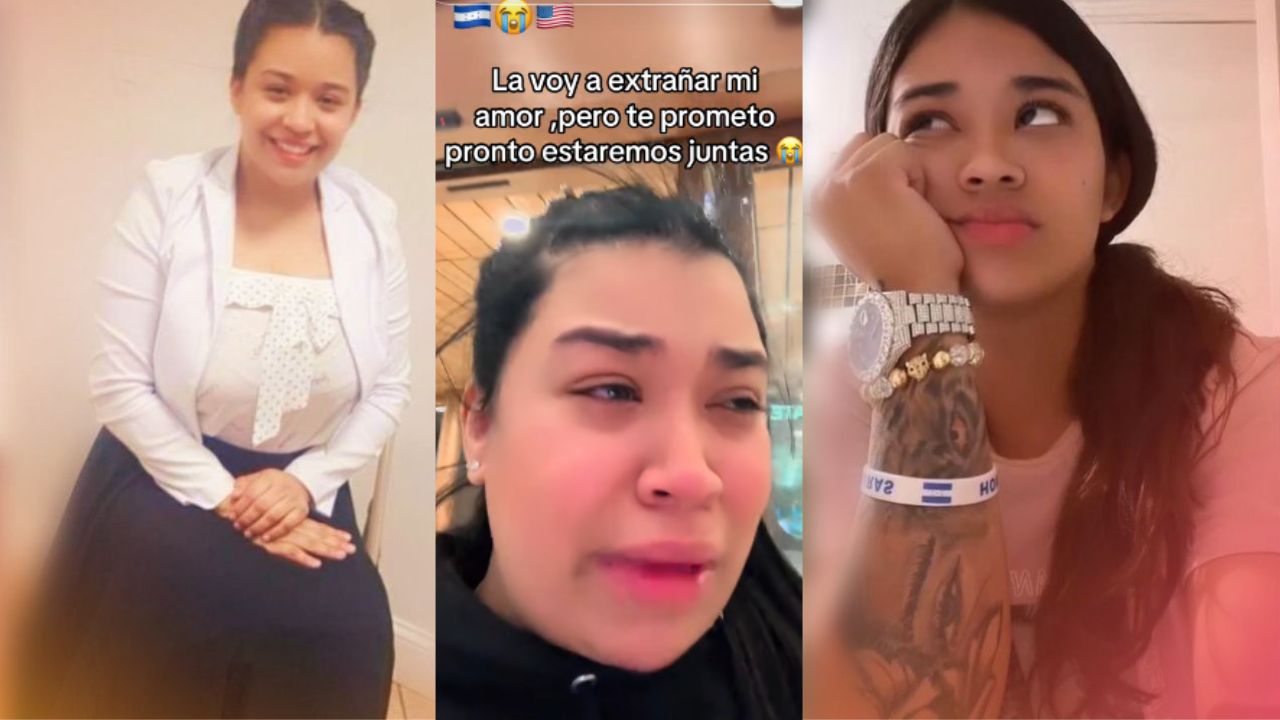 Imagen Principal de Nota: ¡Desgarrador adiós!  Abby Santos envía a su hija a Honduras por temor a deportación