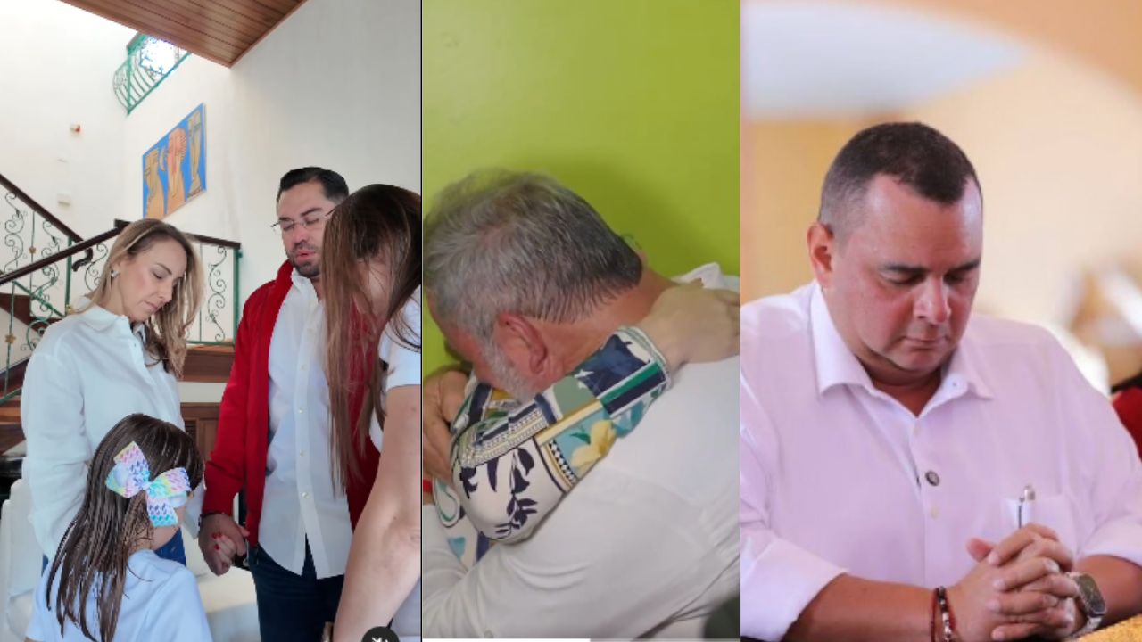 Imagen Principal de Nota: Encomendados a Dios y en familia, los precandidatos acudieron a votar