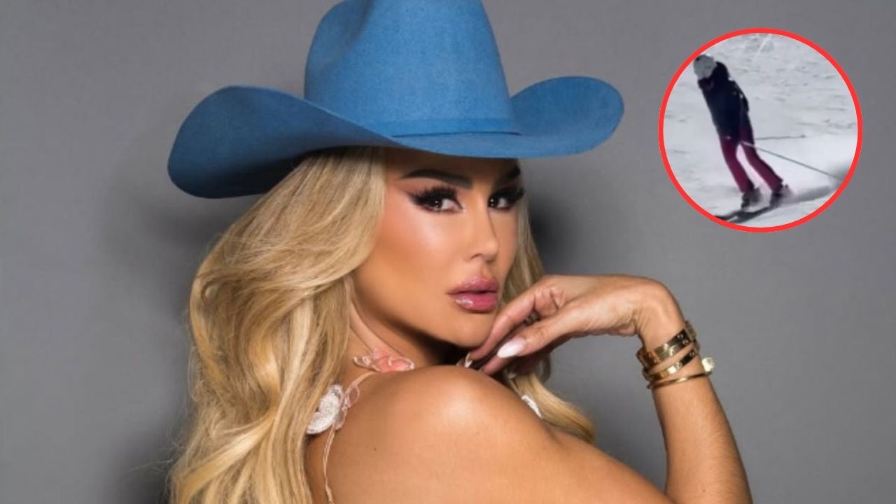 Imagen de Ninel Conde sufre accidente en la nieve y revela detalles sobre su salud
