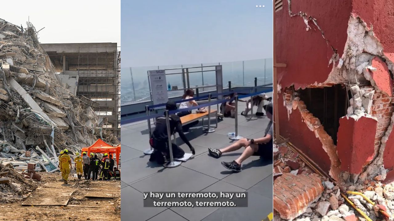 Imagen Principal de Nota: Impactantes imágenes: Devastador terremoto en Myanmar y Tailandia deja miles de muertos y edificios colapsados