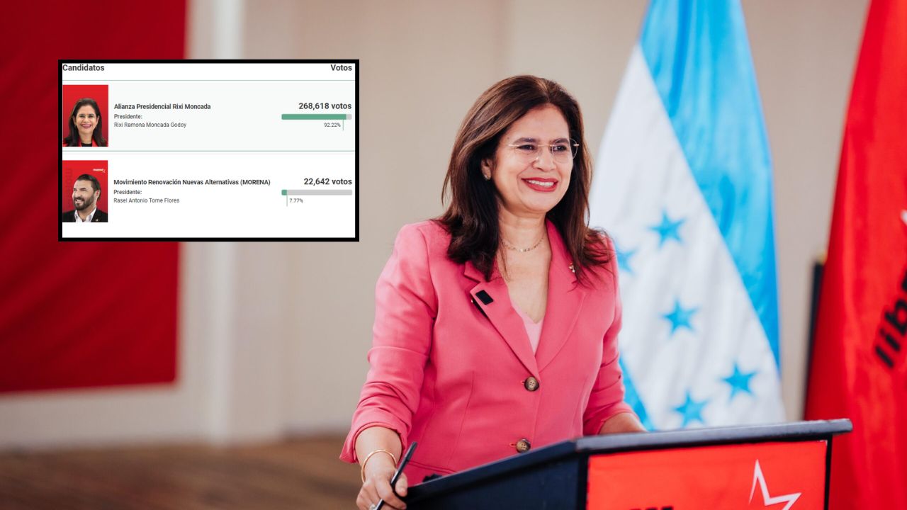 Imagen de Rixi Moncada se declara ganadora y pide unidad dentro del partido