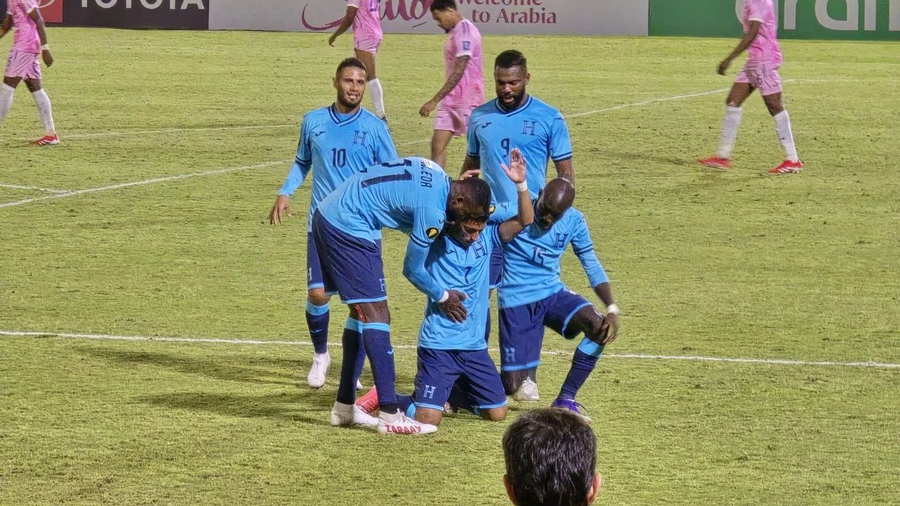 Jugadores de la Selección Nacional de Honduras