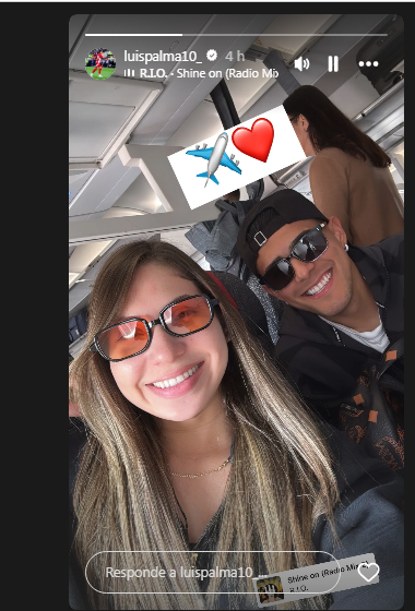 Luis Palma junto a su esposa