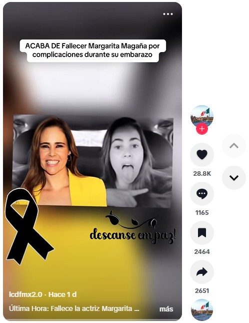 Captura video falsa noticia