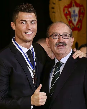 Aurelio y Cristiano Ronaldo