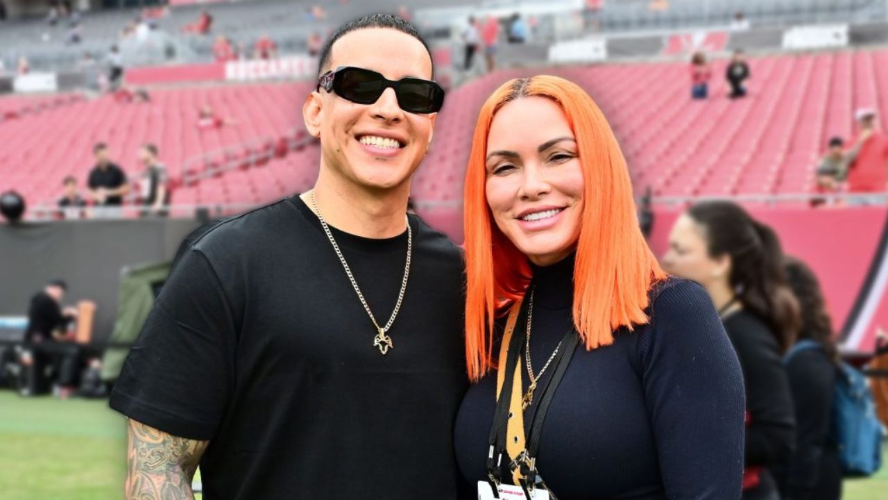 Daddy Yankee junto a su exesposa mireddys