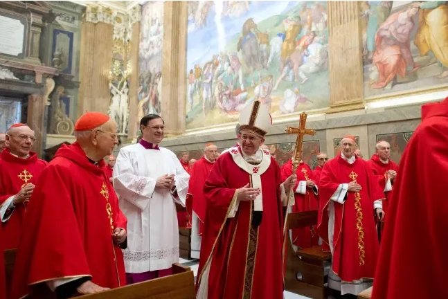 Ferula del Papa Francisco