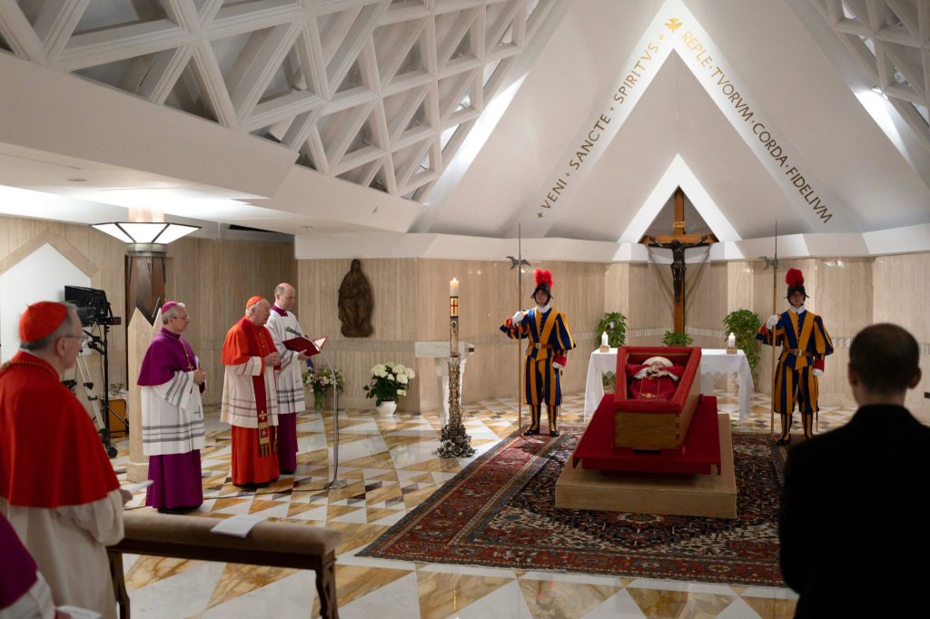 Cuerpo del papa Francisco