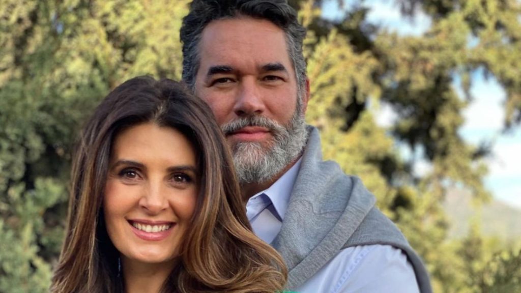 Eduardo Santamarina junto a su esposa