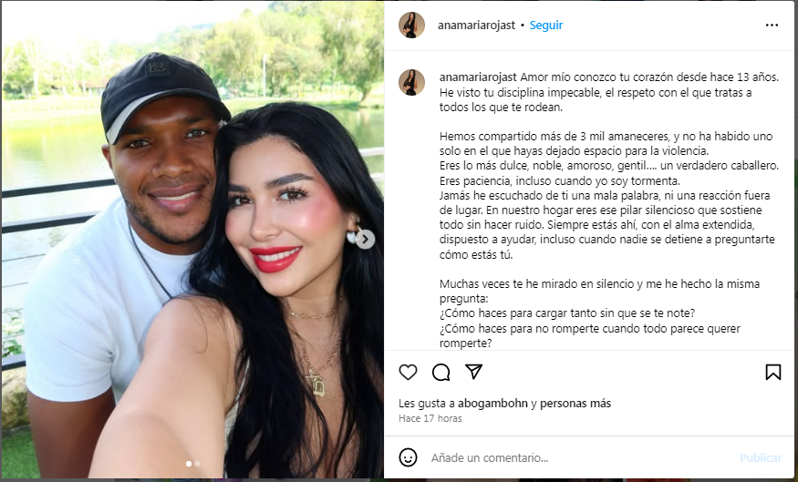 Ana María Rojas novia de Juan Anangonó