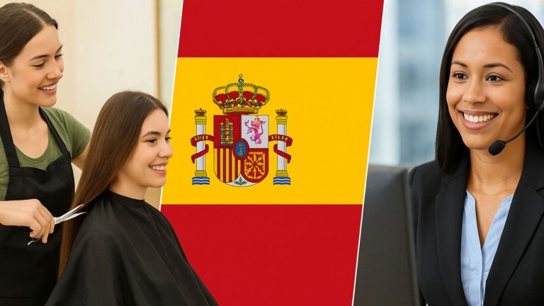 Imagen Principal de Nota: Empleos en España para hondureños: desde peluquería hasta call center