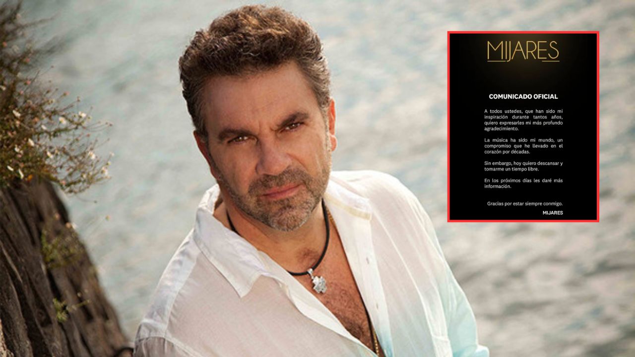 Imagen Principal de Nota: Manuel Mijares anuncia su retiro temporal de la música tras 40 años de carrera