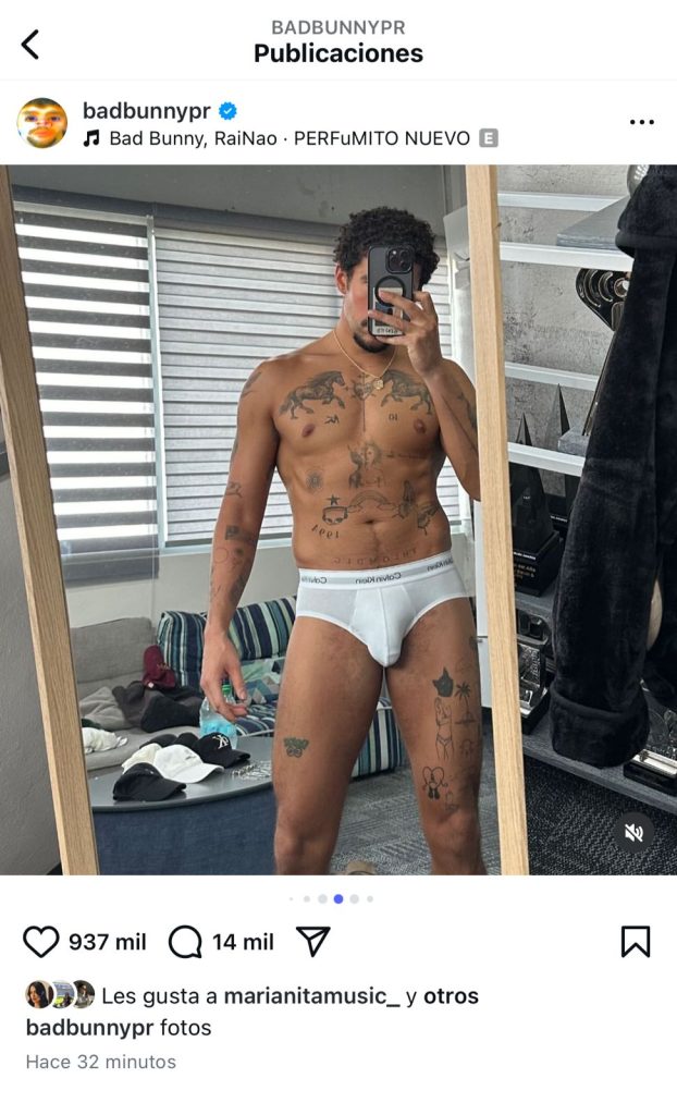 Bad Bunny enciende las redes con provocadora