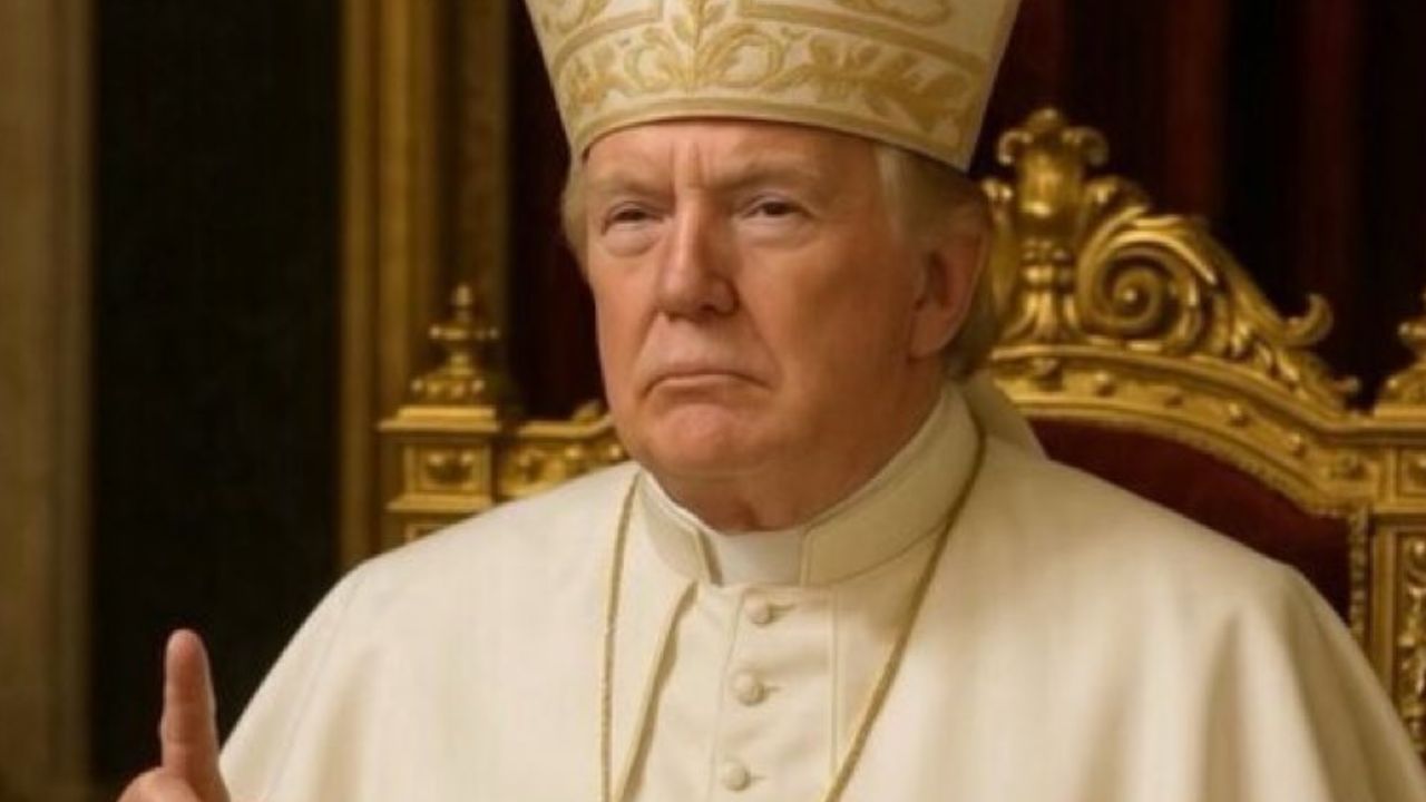 Imagen Principal de Nota: Donald Trump desata la polémica al publicar foto vestido de papa a días del cónclave