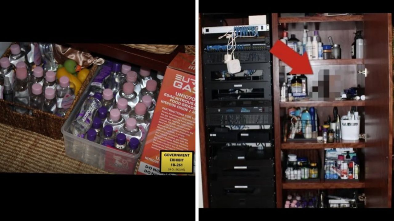 objetos encontradas en la casa de Sean Diddy Combs