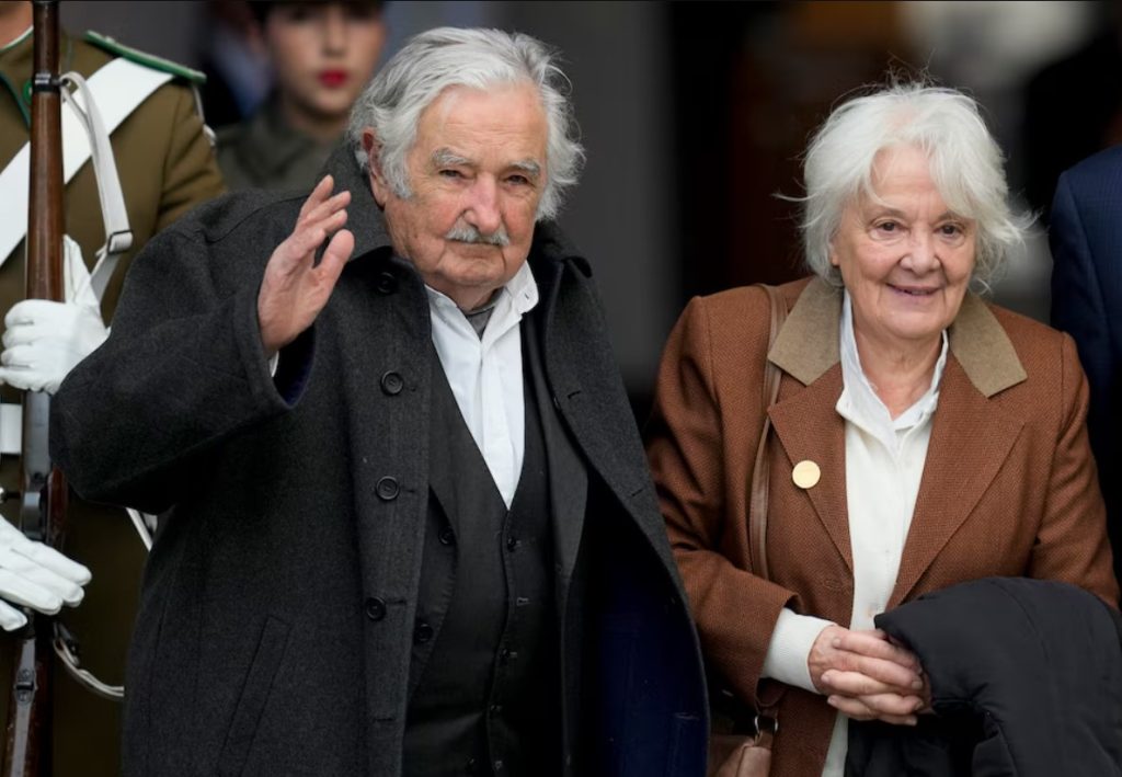 Pepe Mujica y su esposa Luciana