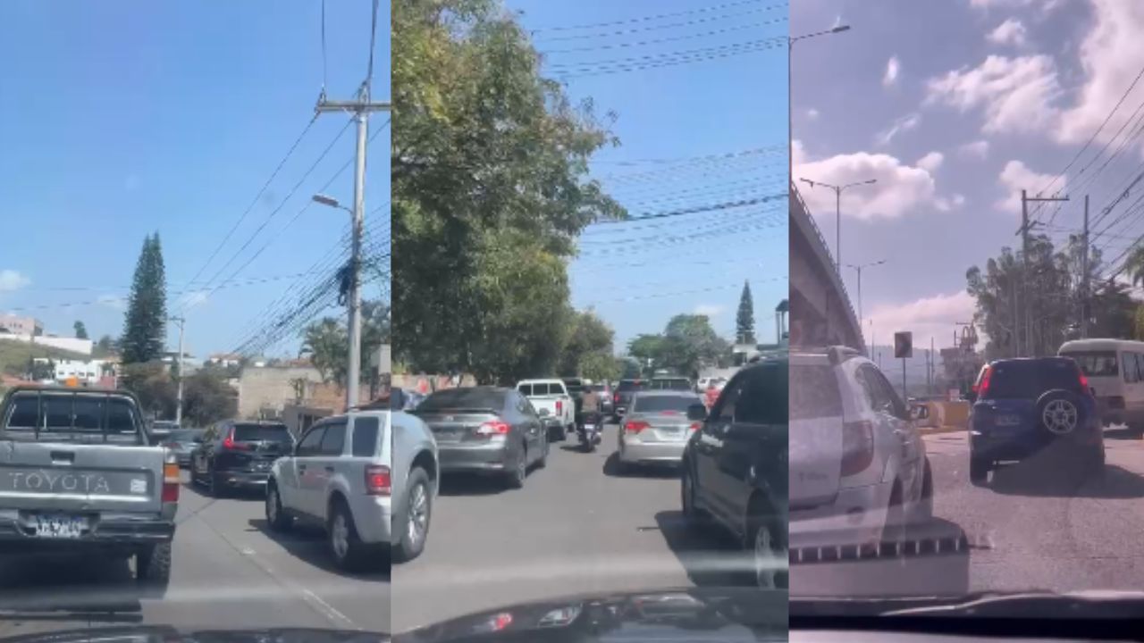 Imagen Principal de Nota: Caos vehicular en Tegucigalpa por asamblea de Libre: estas son las calles de alivio
