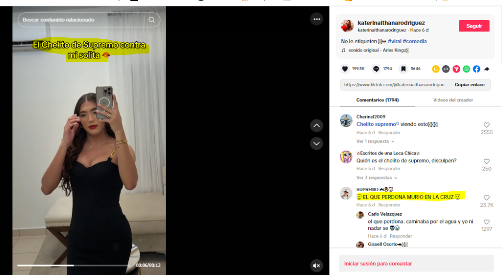 Supremo comenta vídeo de La Bicha Catracha