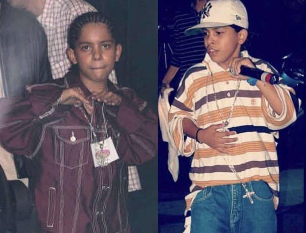 Maynor MC de pequeño, su talento lo llevó a Bullaka Family