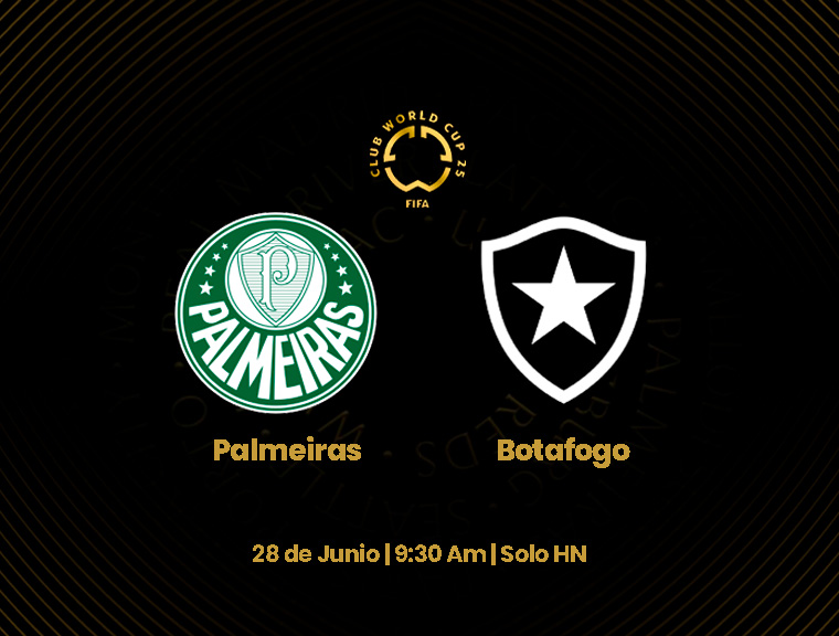 Palmeiras vs. Botafogo, Disponible solo en HN