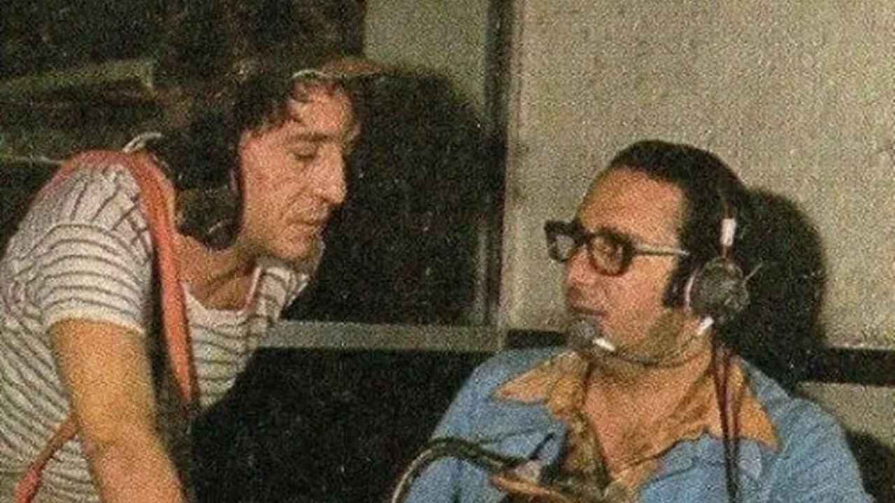 Roberto Gómez Bolaños y Enrique Segoviano