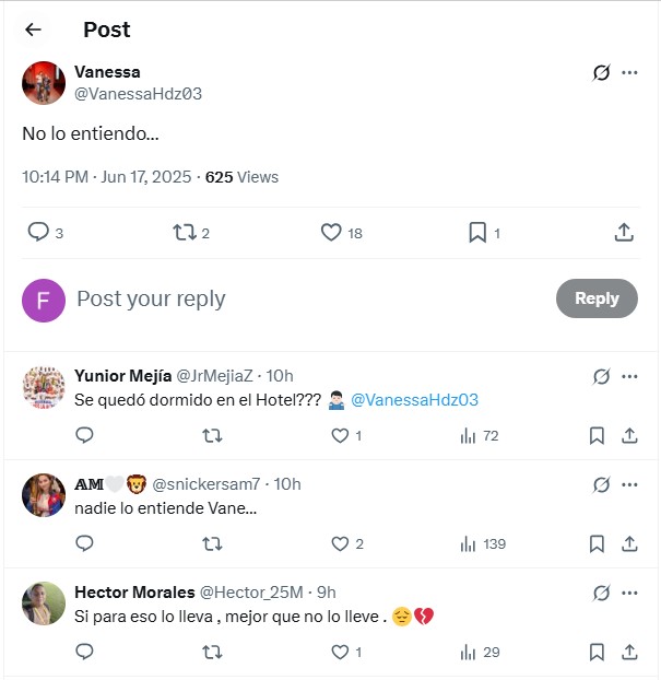 esposa de Edwin Rodríguez reacciona a su ausencia en la Copa Oro