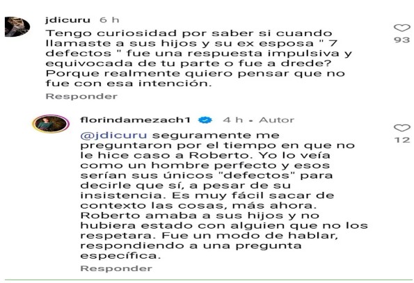 Florinda Meza aclara comentario sobre los hijos de Chespirito