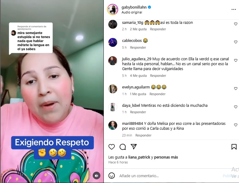 Nueva polémica entre tiktoker y madre de presentadora