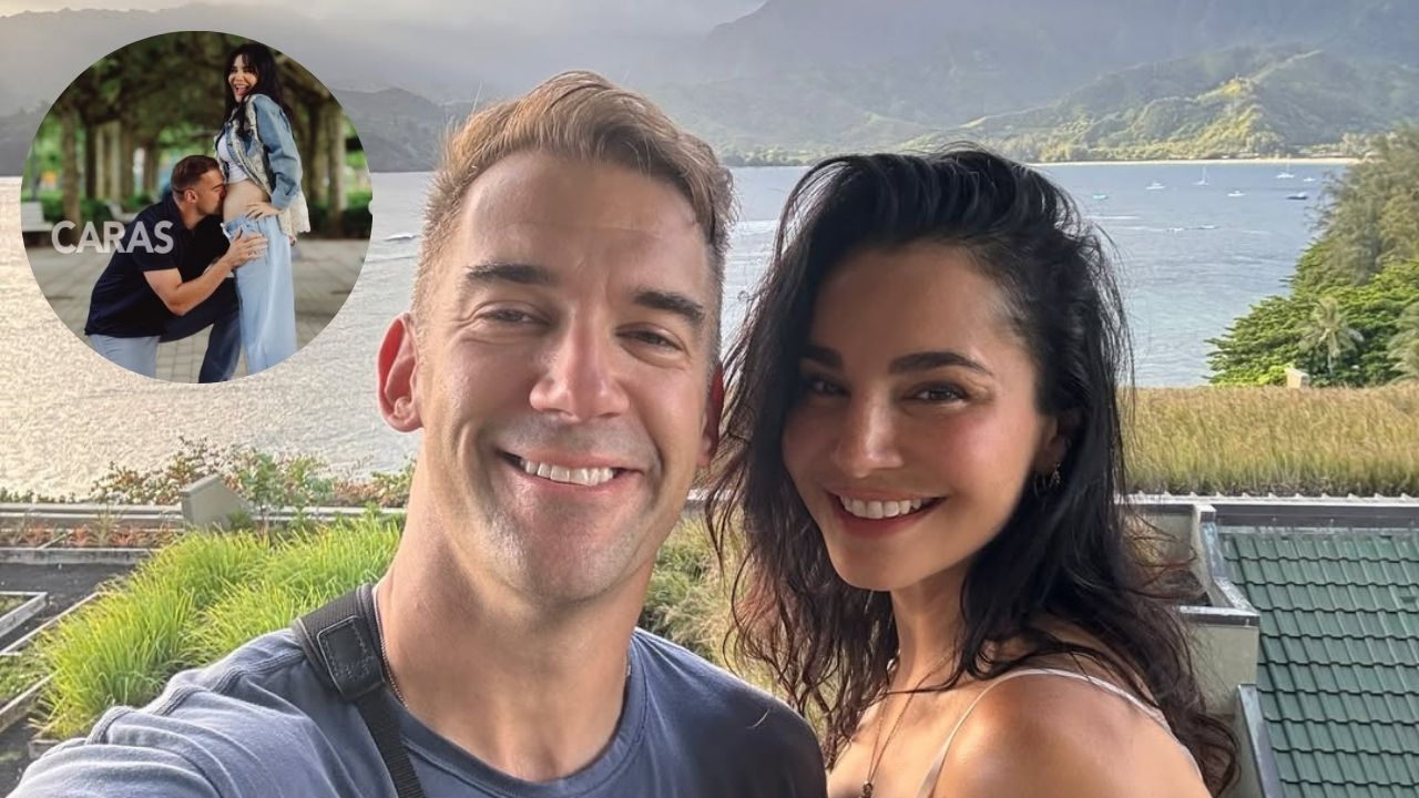 Imagen de Martha Higareda y su esposo el actor  Lewis Howes, esperan su primer hijo