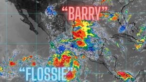 Imagen de Tormenta Flosy y humedad del Atlántico provocarán lluvias este lunes en Honduras