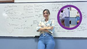 Imagen de 'Quiero clases con ella': maestra de química se vuelve sensación en redes sociales