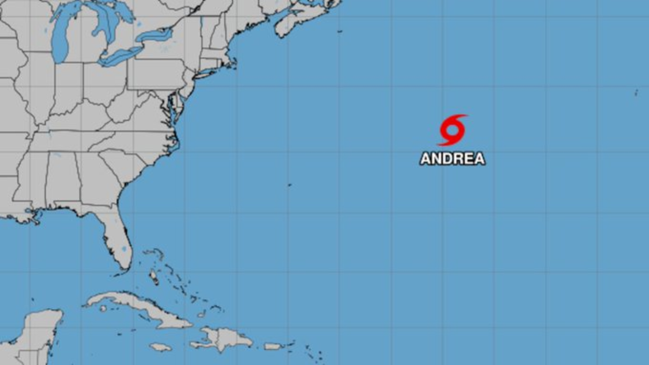 Imagen Principal de Nota: Se forma Andrea, primera tormenta tropical del Atlántico en 2025: ¿Afectará a Honduras?